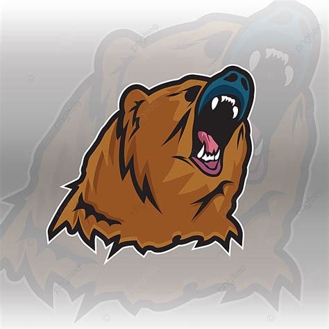 Bear Mascot Logo Vector Art PNG, Bear Mascot Logo Design, Bear, Mascot ...