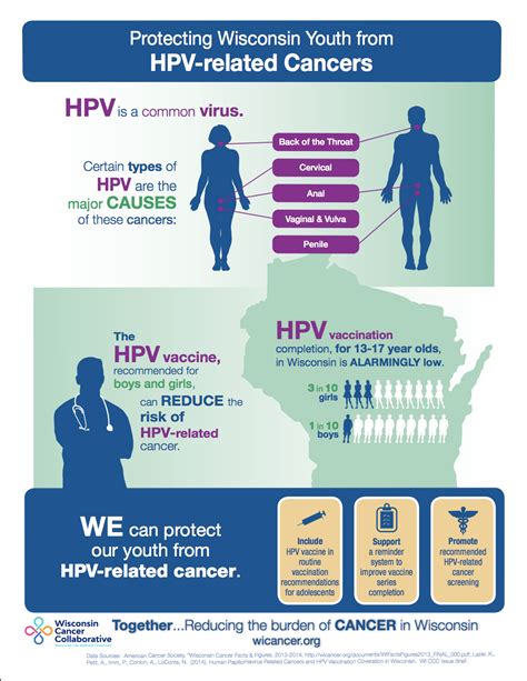 HPV Vaccine Infographic | Wisconsin Cancer Collaborative