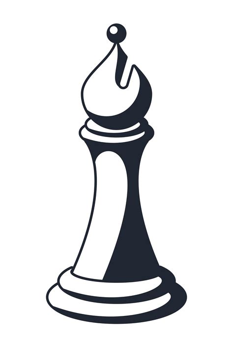 chess bishop piece 2494264 Vector Art at Vecteezy