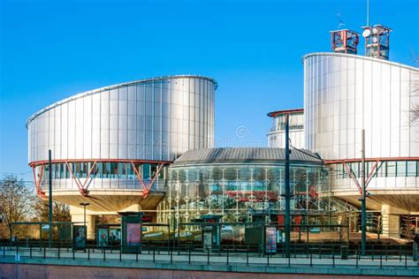 European Court Of Human Rights Building In Strasbourg, France Editorial ...