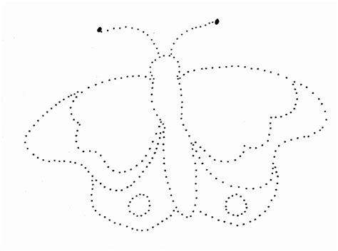 Butterfly Dot Drawing - Samantha Bell