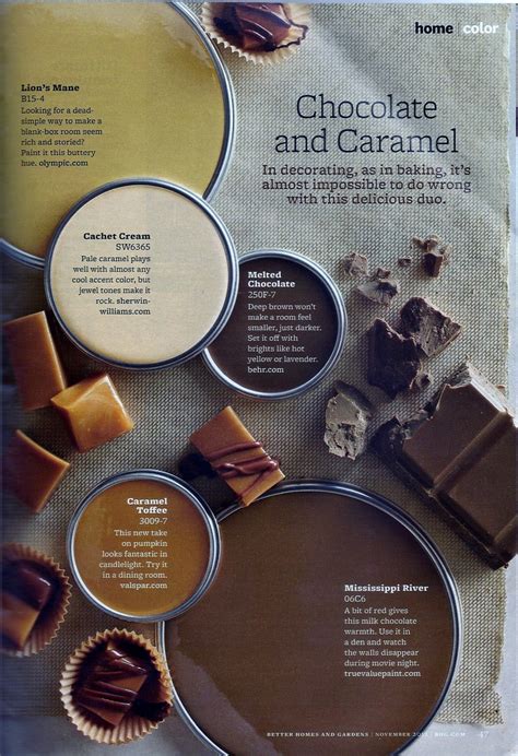 Chocolate and Caramel Paint Colors - Interiors By Color