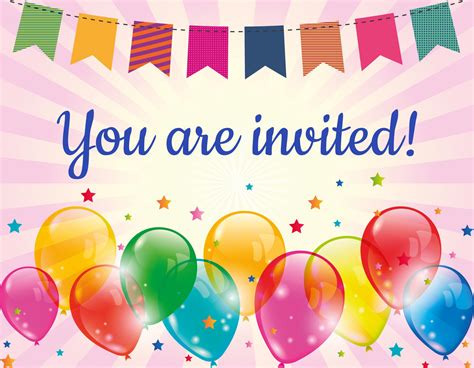 Birthday Invitation Free Stock Photo - Public Domain Pictures