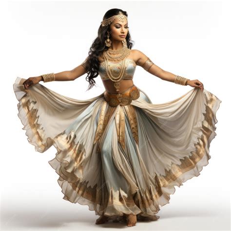 Premium AI Image | Indian Classical Dancer in Costume