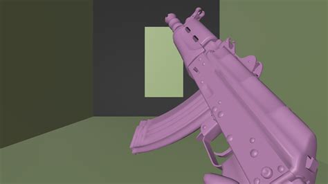 ArtStation - Modern Warfare-Inspired AK-47 First-Person Animation in Blender