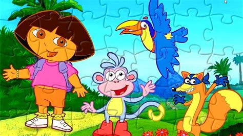 Dora Explorer | Puzzle Game for Children - YouTube