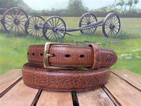 American Bison Leather Belt – Cellar Leather