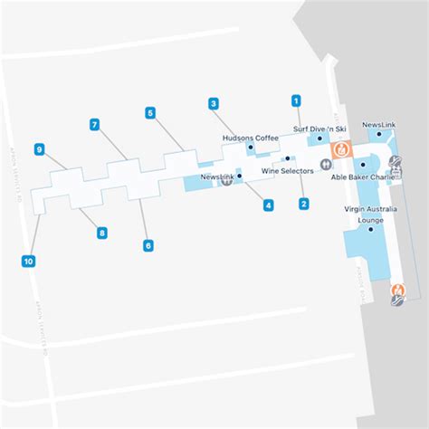 Melbourne Airport Terminal 3 Map & Guide