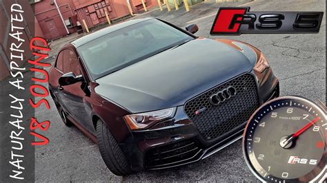 Insane Sound of My Naturally Aspirated Audi RS5 V8 Engine! - YouTube