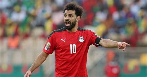 Egypt's Mohamed Salah during their AFCON match against Morocco in ...