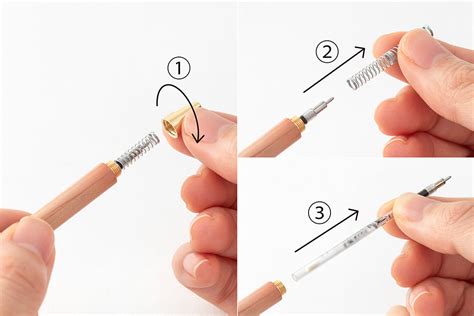 How To Replace the Refill of Ballpoint Pen and Pencil - TRAVELER'S COMPANY USA