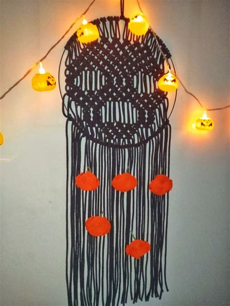 Halloween Macrame Wall Hanging Decoration - Etsy