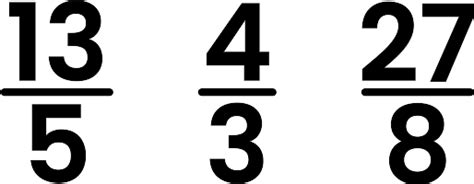 Proper Fraction, Improper Fraction and Mixed Fraction