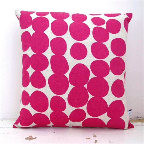 Spotty Pink Cushion | Cushions, Pink cushions, Colour schemes