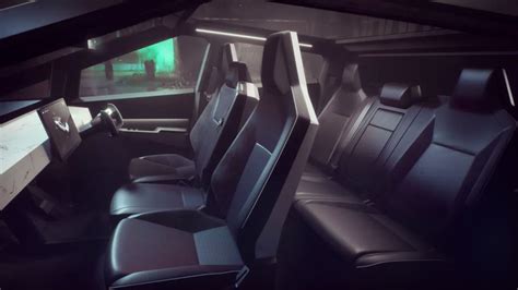 Tesla Cybertruck Interior / Tesla-Cybertruck-Electric-Pickup-Truck-Dashboard-Steering ... : The ...