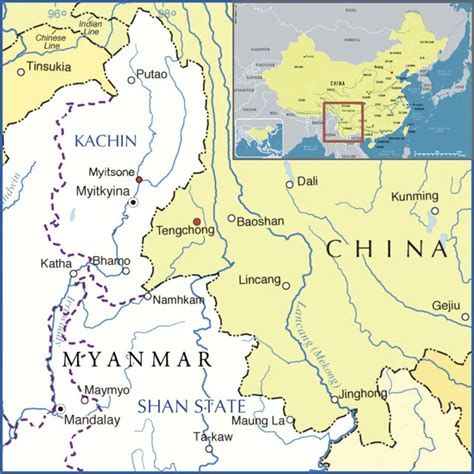 Myanmar China Map | Hot Sex Picture