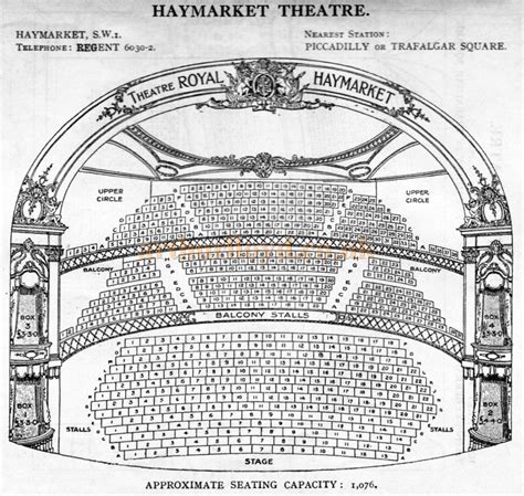 The Theatre Royal Haymarket, Haymarket, London, SW1