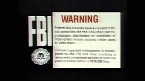 FBI Warning (2003) - YouTube