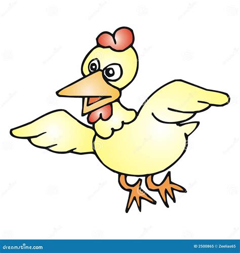 Flying Chicken Royalty Free Stock Photo - Image: 2500865