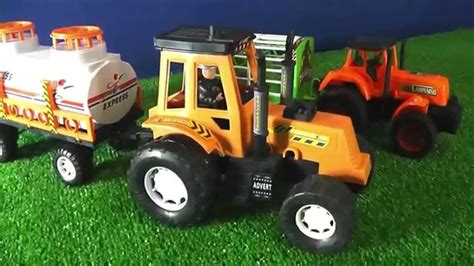 Tractors for children. Tractor videos for children kids toddlers. Toy tractor - YouTube