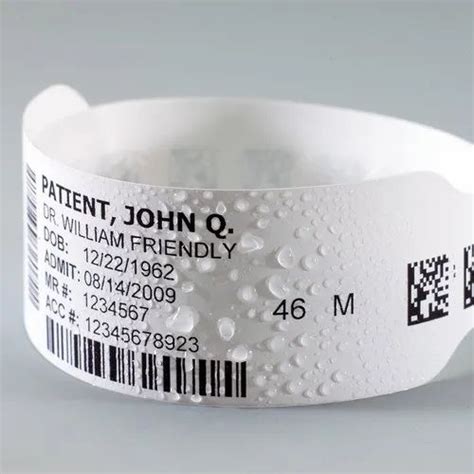 Hospital Patient Wristband at Rs 12.5/piece | Patient Wristband in New ...