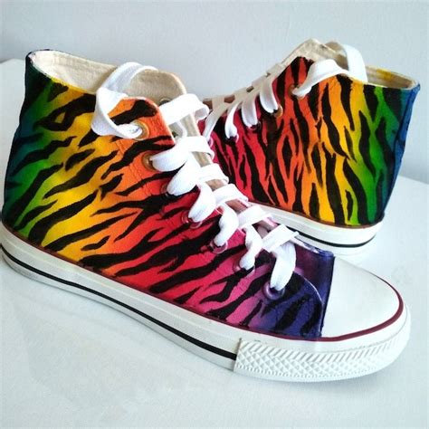 Zebra Print Shoes - Etsy