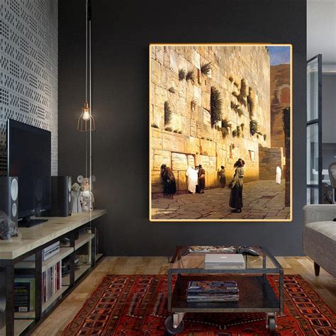 Jerusalem Canvas Oil Painting Wall Art