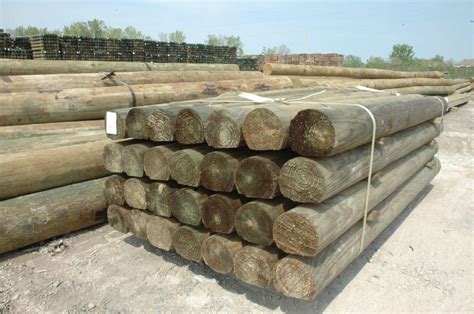 Round Faced Fence Posts - American Timber and Steel