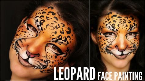 Simple Leopard Face Paint