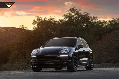 Out of the Darkness: Black Porsche Cayenne Customized to Impress | Black porsche, Porsche ...