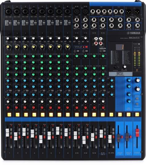 Yamaha MG16XU 16-channel Mixer with USB and FX | Sweetwater