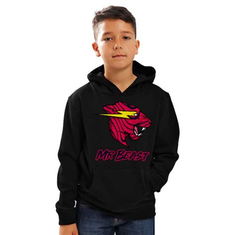 Kids Mr Beast Hoodie MrBeast Merch Youth MrBeast hoodie Pullover ...