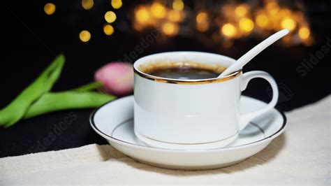 Food Drink Coffee Cup Drinks Powerpoint Background For Free Download ...