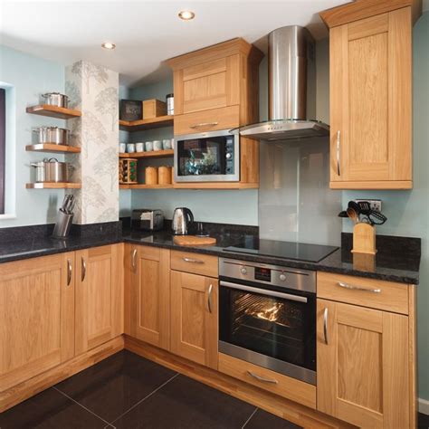 Shaker Lacquered Oak Cabinets Make Beautiful Feature Kitchens New Look Kitchen Cabinet Refacing ...