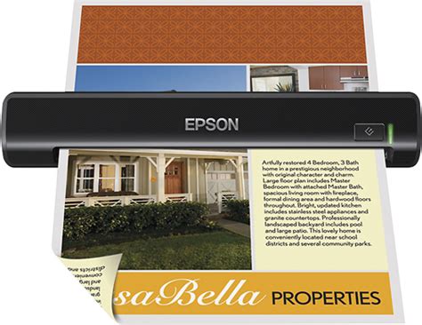 Best Buy: Epson WorkForce DS-30 Portable Document Scanner Black B11B206201