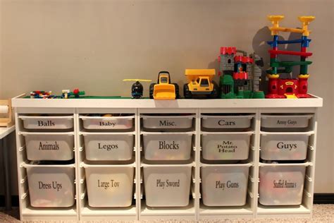 Organize the toys | Ikea toy storage, Living room toy storage, Baby room diy