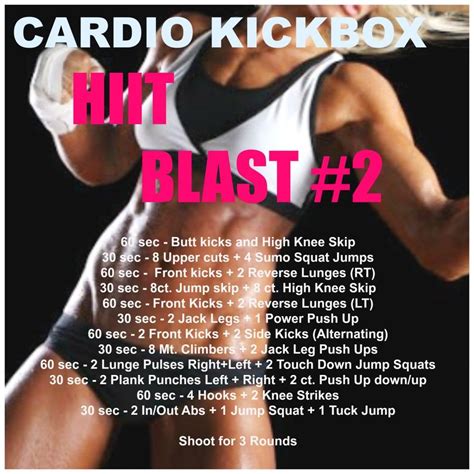 Cardio Kickboxing HIIT Blast #2 *WORKOUT* | Hiit Blog | Cardio ...