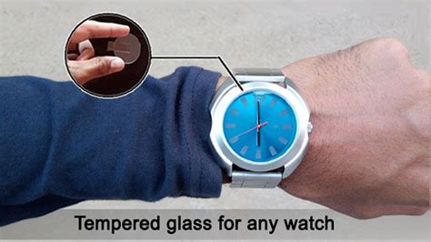 Tempered glass for any watch (easy apply) - YouTube