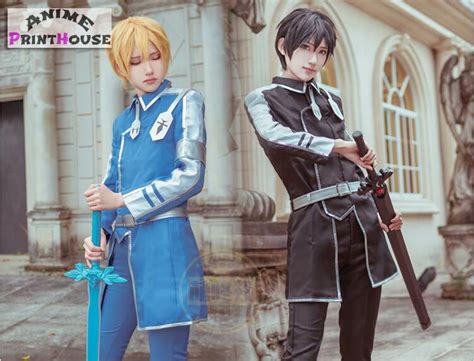 Sword Art Online Alicization Cosplay, Kirito & Eugeo Cos & Wigs – Anime ...