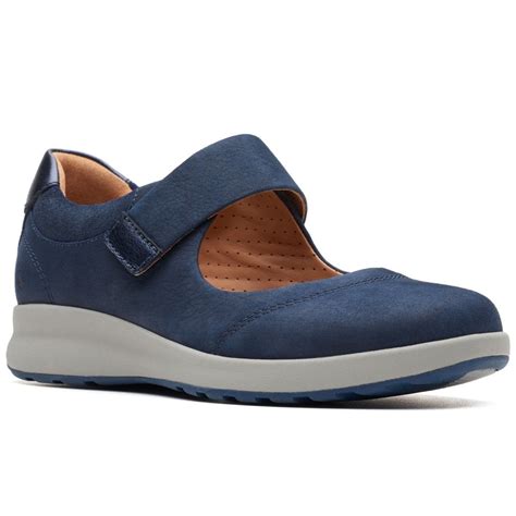 Clarks Un Adorn Strap Womens Wide Fit Casual Shoes| Charles Clinkard