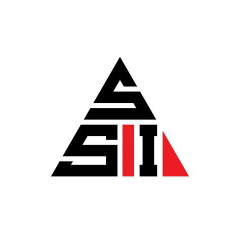 SSI triangle letter logo design with triangle shape. SSI triangle logo ...