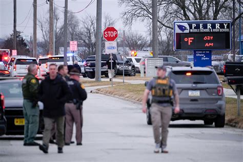 Shooting reported at Perry High School in Iowa