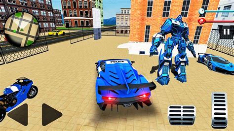 US Police Robot Car Game - Police Plane Transport - Android Gameplay - YouTube