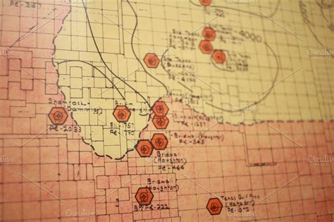 Oil Maps ~ Industrial Photos ~ Creative Market