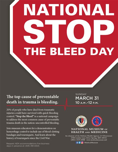 National Museum of Health and Medicine (NMHM): National Stop the Bleed Day -- Demo at the ...