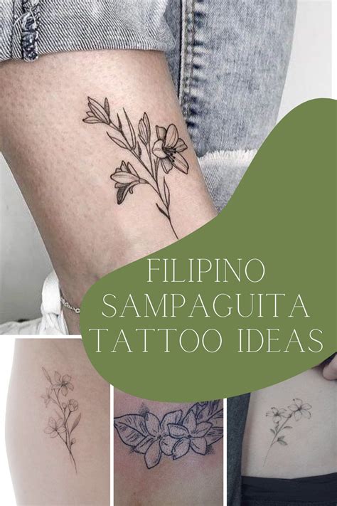 Unique Sampaguita Tattoo Ideas (Jasmine Flowers) - Tattoo Glee