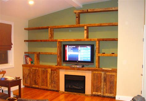 Custom Made Reclaimed Wood Wall Unit by Endless Design | CustomMade.com