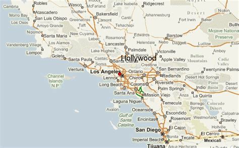 Hollywood Area Map