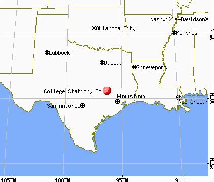 Texas Universities Map