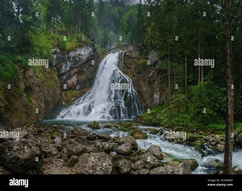 Gollinger Waterfalls in Austria Stock Photo - Alamy